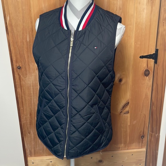 Tommy Hilfiger Jackets & Blazers - NWOT Tommy Hilfiger black quilted vest small petite